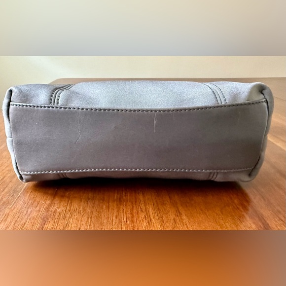 Vintage Coach Neo Crescent Bag Gray Made in Mexico - Picture 8 of 11